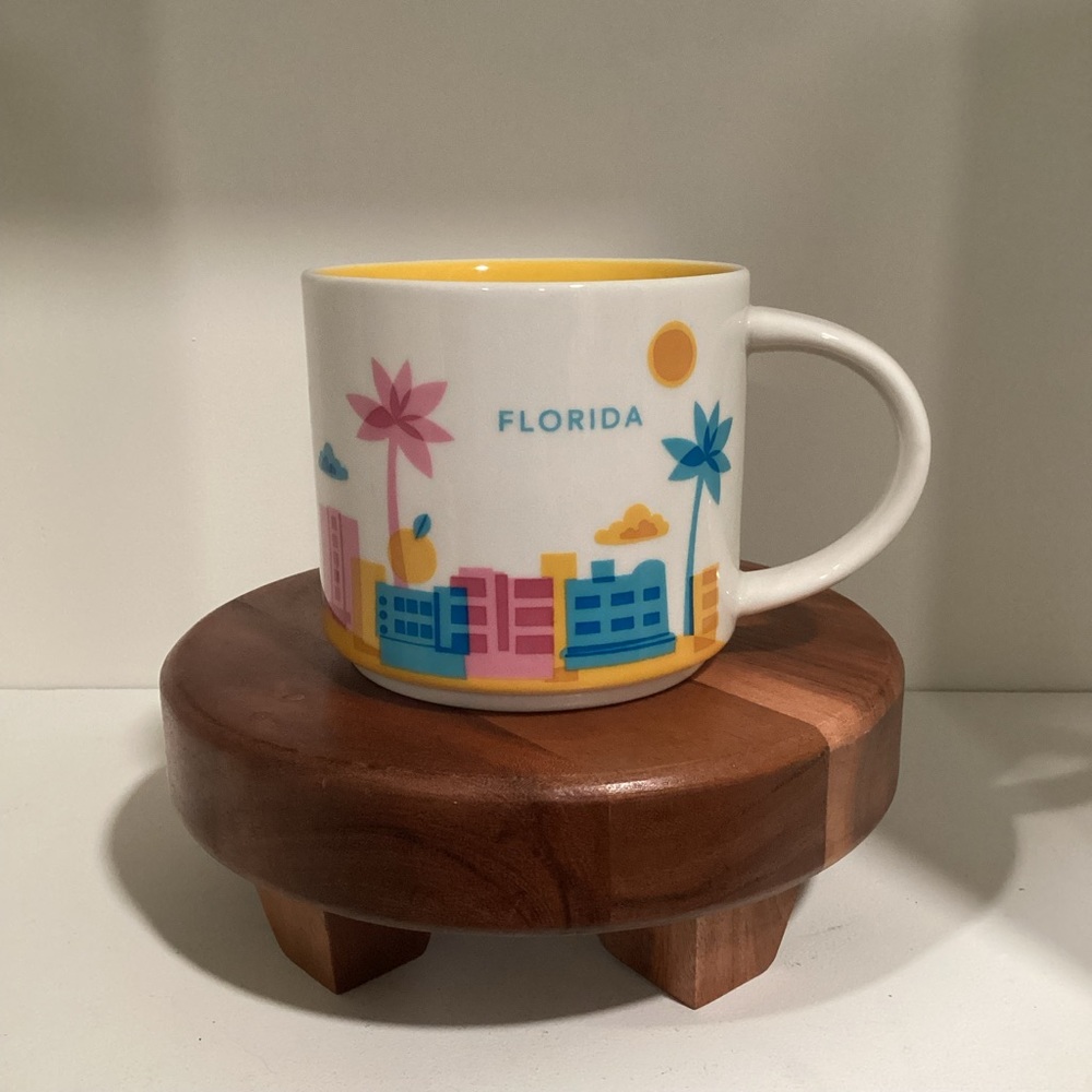 2014 Starbucks Florida You Are Here Series Ceramic Tea Coffee Mug